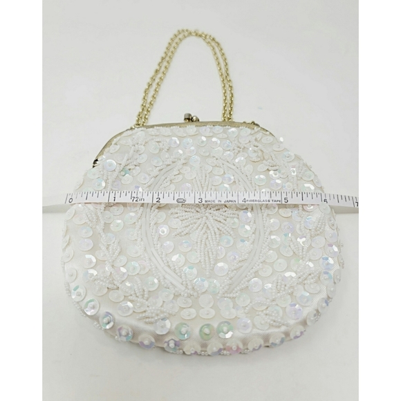 Vintage Sequined and Beaded Bag - Picture 9 of 10